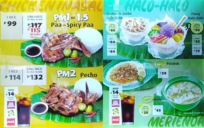 Carta de Mang Inasal