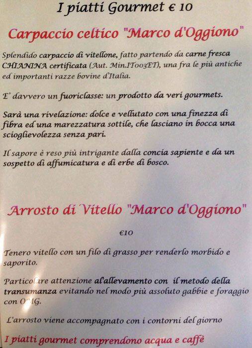 Menu di Taste 