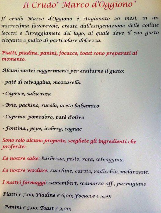 Menu di Taste 