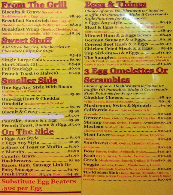 Menu at The French Bakery Crossroads Bellevue, Bellevue