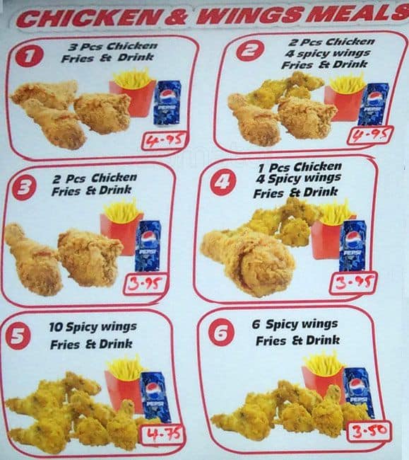 Perfect Fried Chicken Menu, Menu for Perfect Fried Chicken, Whitechapel ...