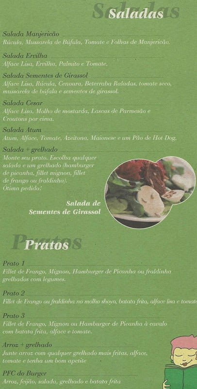 Família Burger cardápio