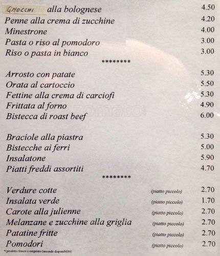 Menu di Corallo 