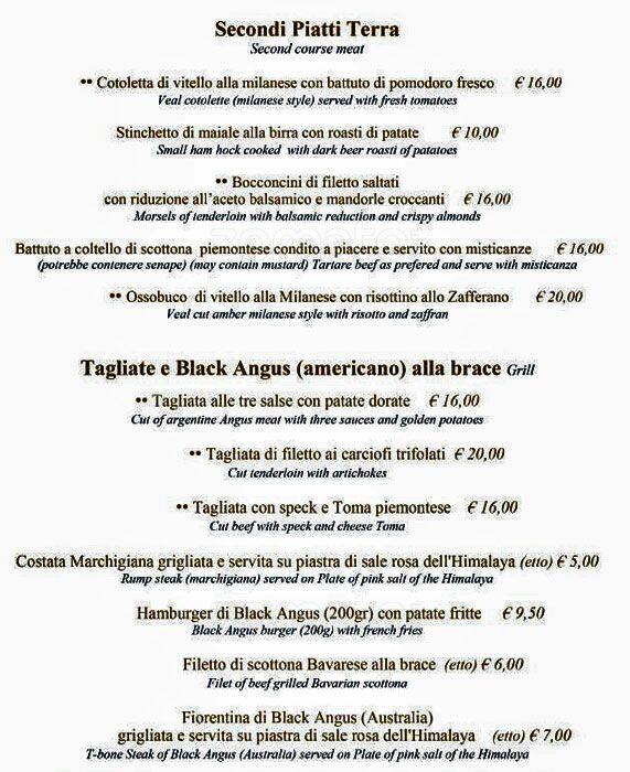 Menu di T-Café 