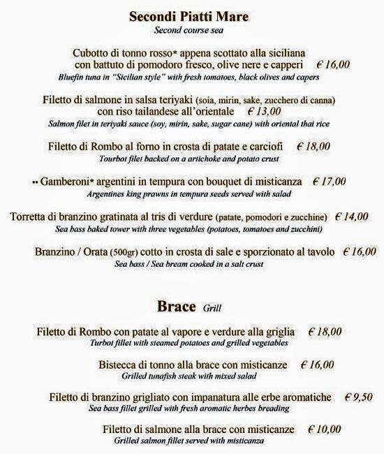 Menu di T-Café 