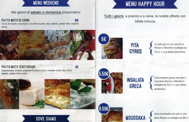 Menu di Mythos Bakery 