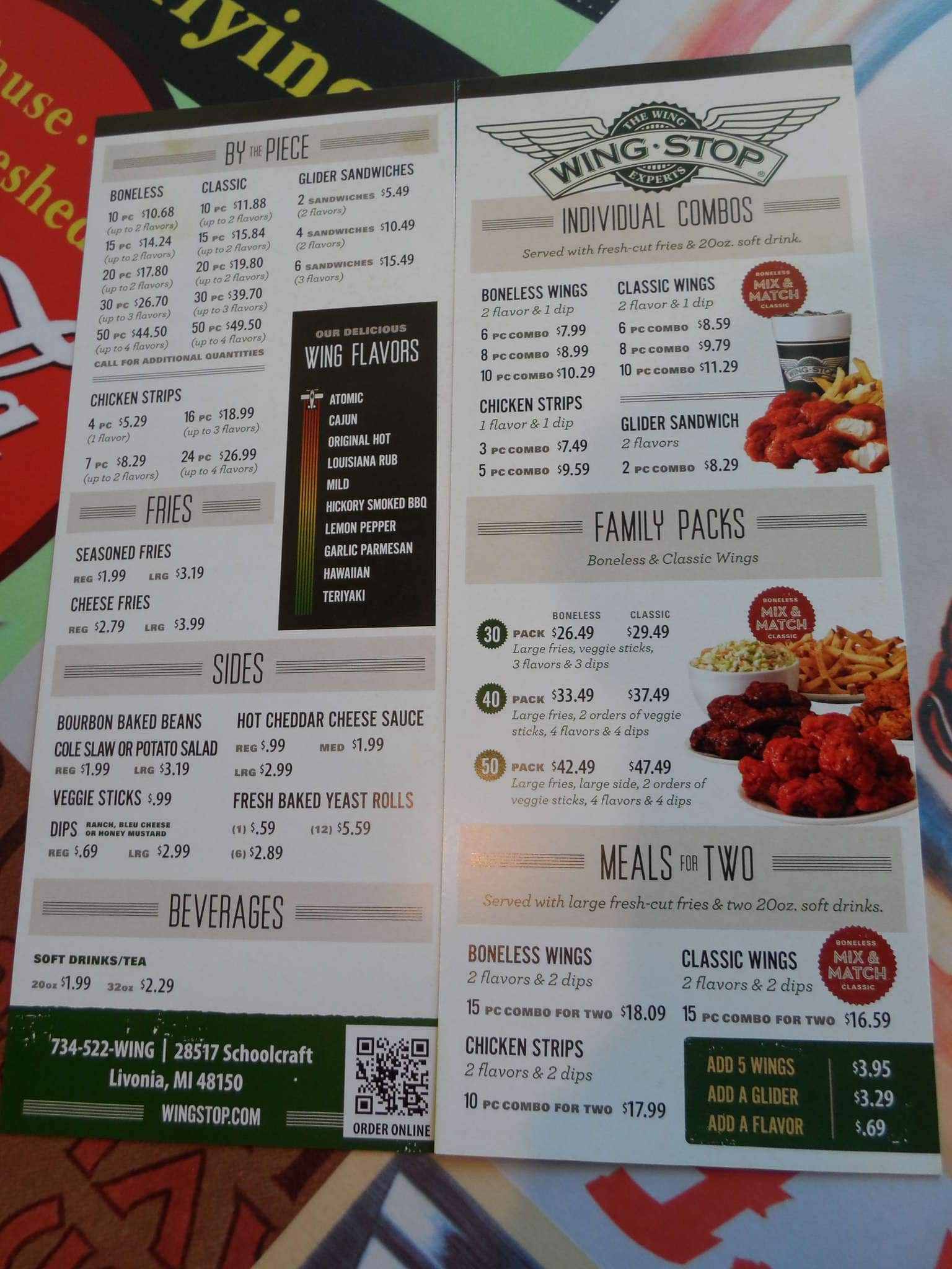 Wingstop Menu Houma at Jacklyn Hardee blog