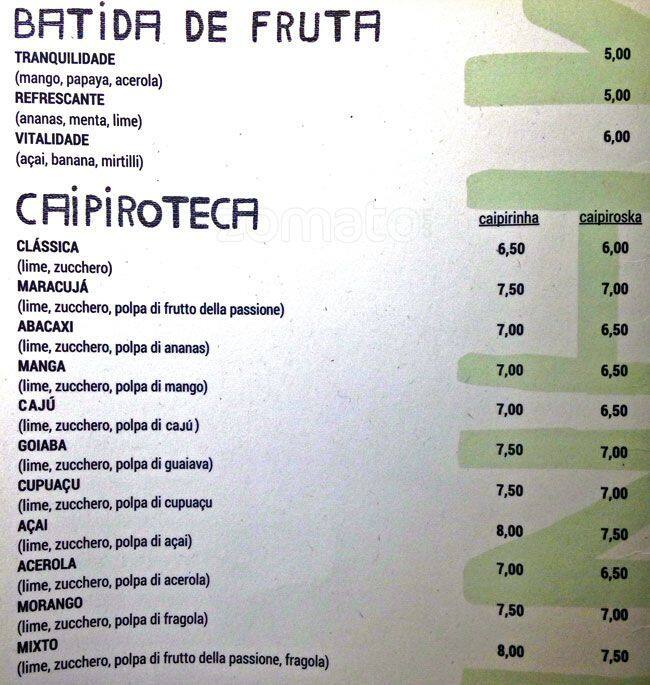 Menu di Manioka Via Ofanto 