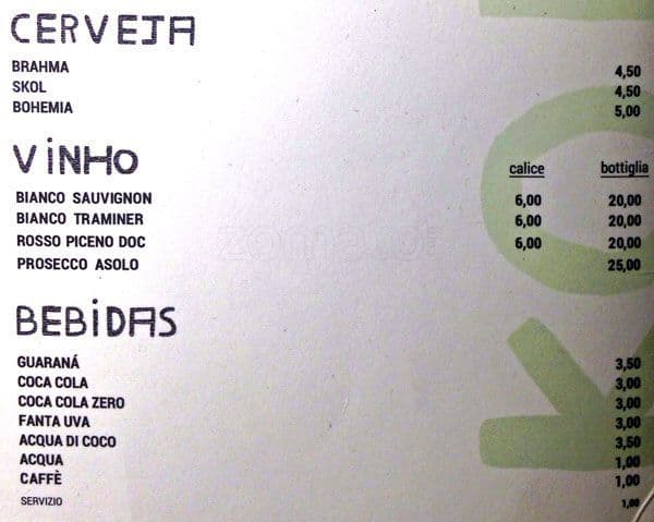 Menu di Manioka Via Ofanto 