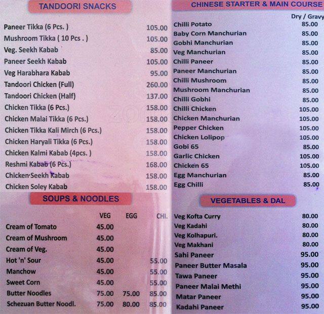 Delhi Darbar Menu, Menu for Delhi Darbar, Marathahalli, Bangalore Zomato