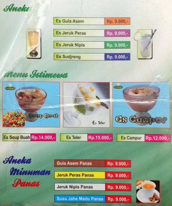 Menu at Planet Segar restaurant, South Tangerang, Pamulang Square ...