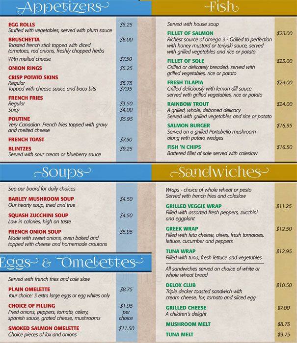 Milk and Honey Menu, Menu for Milk and Honey, North York, Toronto