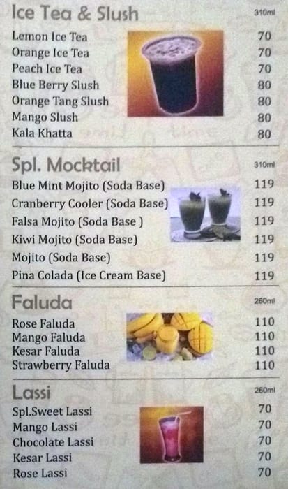 Menu at Smoke cafe & Shambhu's coffee bar, Ahmedabad, Sardar Patel Ring Rd