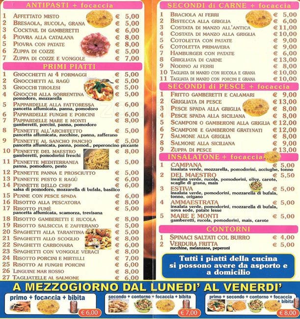 Menu di MAESTRO ISTANBUL 