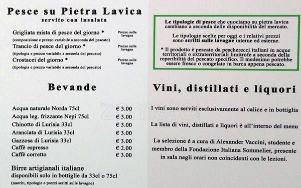 Menu di Ristochicco 