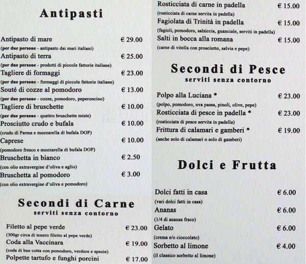 Menu di Ristochicco 