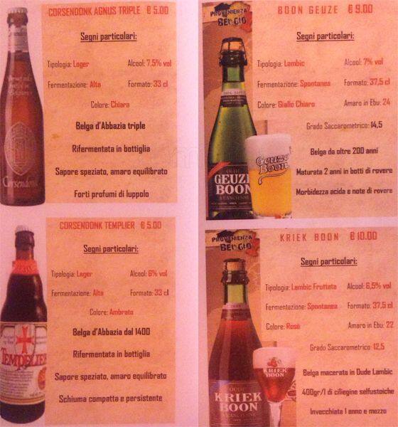 Menu di Rosso relativo 