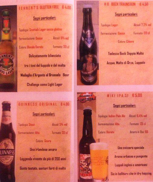 Menu di Rosso relativo 