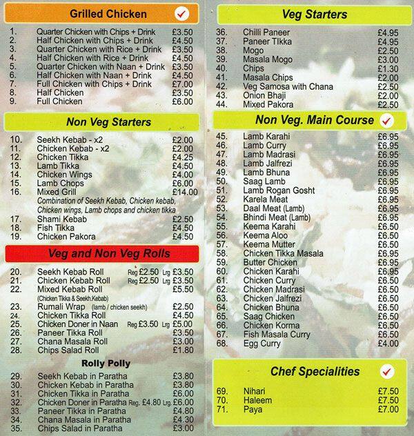 Lahori Spice Menu, Menu for Lahori Spice, Harrow, London Zomato UK