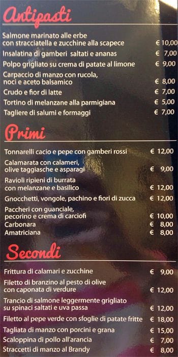 Menu di PomoArt 
