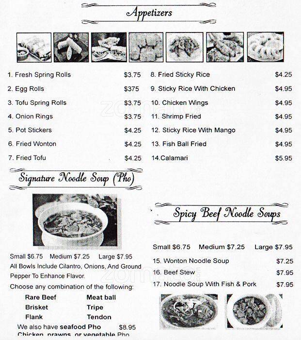 Pho Time Menu, Menu for Pho Time, Auburn, Auburn Urbanspoon/Zomato