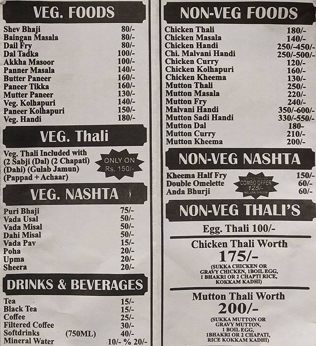 Savvy Rasa Menu Menu of The Savvy's Kitchen, Mira Road, Mumbai