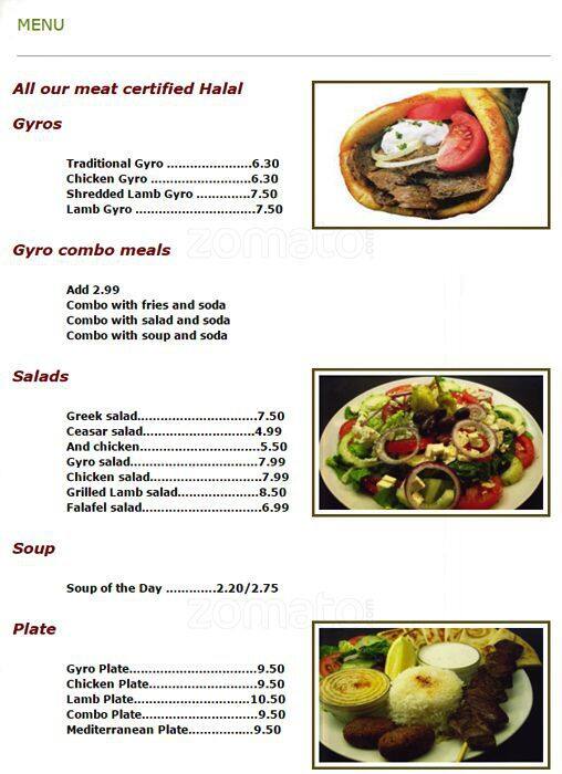 Greek Express Menu, Menu for Greek Express, Bellevue, Bellevue Urbanspoon/Zomato