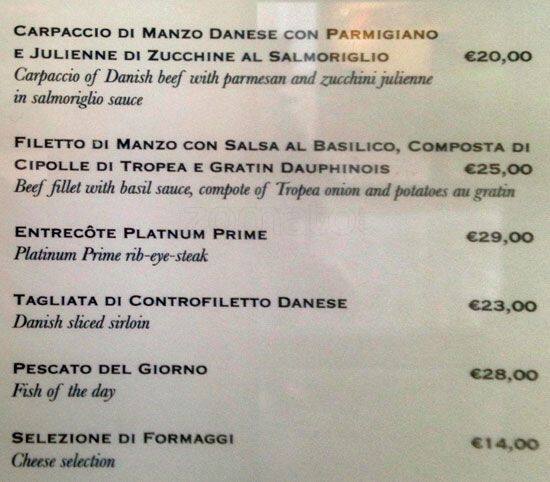 Menu di Babette 