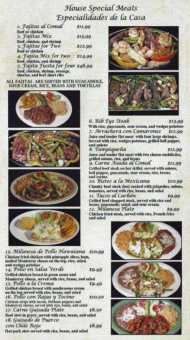Los Tapatios Menu For Desoto Duncanville Los Tapatios Desoto Menu