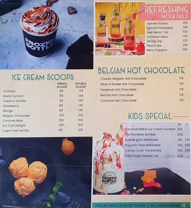 Frozen Bottle Milkshakes, Desserts and Ice Cream | డెలిషియస్ ఐస్ క్రీమ్ మన  విజయవాడ లో | @PDTV_East_Godavari - YouTube