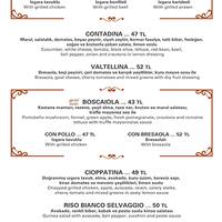 mezzaluna menu menu for mezzaluna istinye merkez istanbul