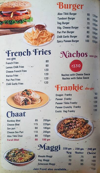 Shiva's Coffee Bar (Sargasan) menu