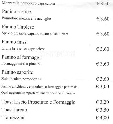 Menu di Richard Ristorante 