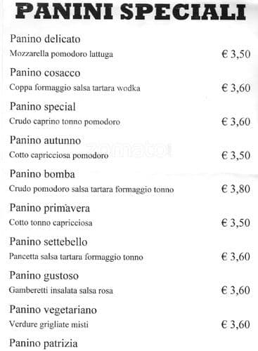 Menu di Richard Ristorante 