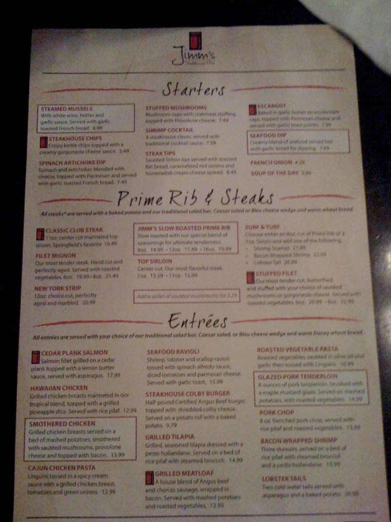 steak out springfield mo menu