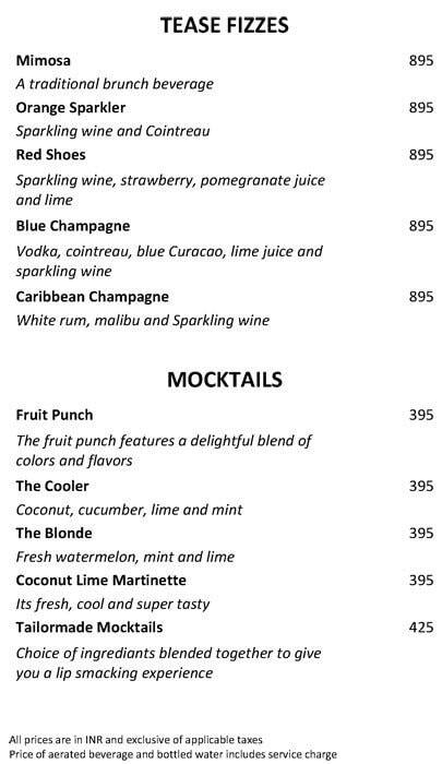 Thai Pavilion menu