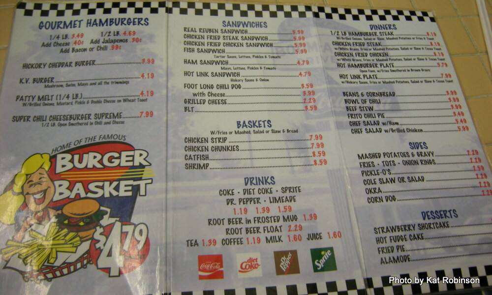 BoomARang Diner Menu, Menu for BoomARang Diner, Fort Smith, Fort