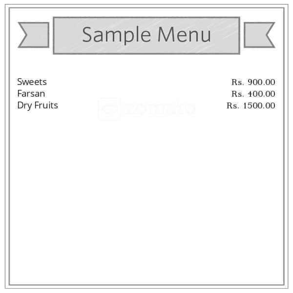 Trupti Farsan menu