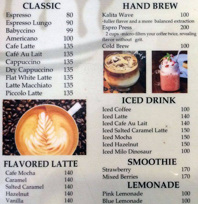 Paume's Pastry House Menu Zomato Philippines