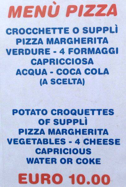 Menu di Il Portico 