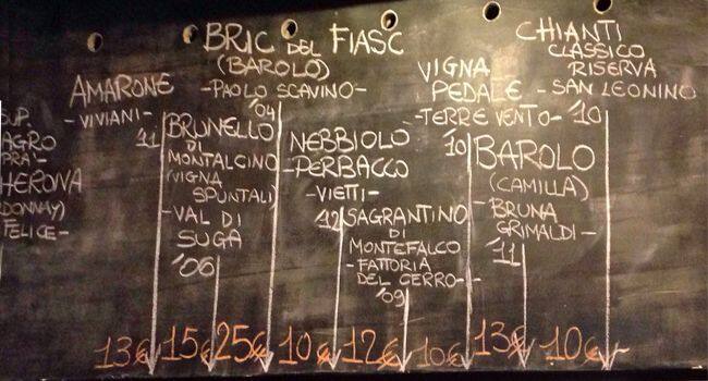 Menu di Enoteca Ferrara 