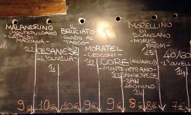 Menu di Enoteca Ferrara 