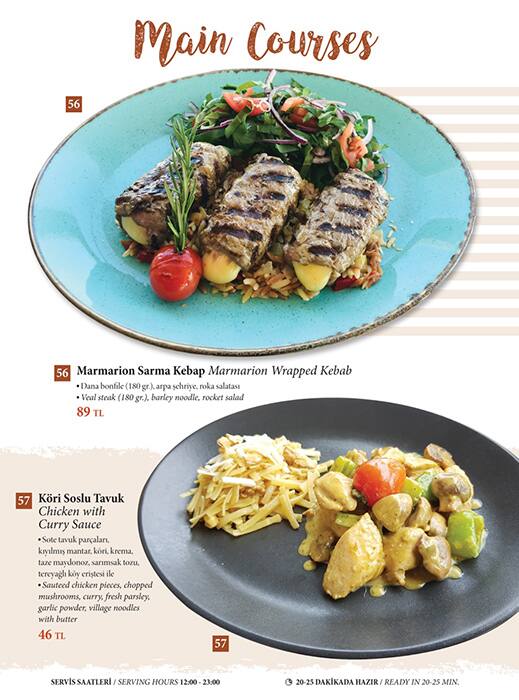 Marmarion Teras Menu Menu For Marmarion Teras Beyazit Istanbul Marmarion Teras Menu Menu For Marmarion Teras Beyazit Istanbul