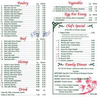New China Kitchen Menu Menu For New China Kitchen Valverde Denver