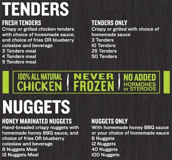 PDQ Restaurant меню