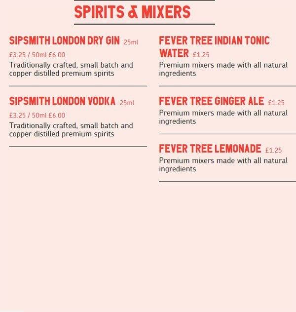 Menu at Gourmet Burger Kitchen pizzeria, London, Unit 22