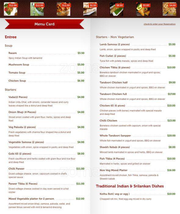 Royale Indian Menu, Menu for Royale Indian, Hillcrest, Hamilton Menumania/Zomato