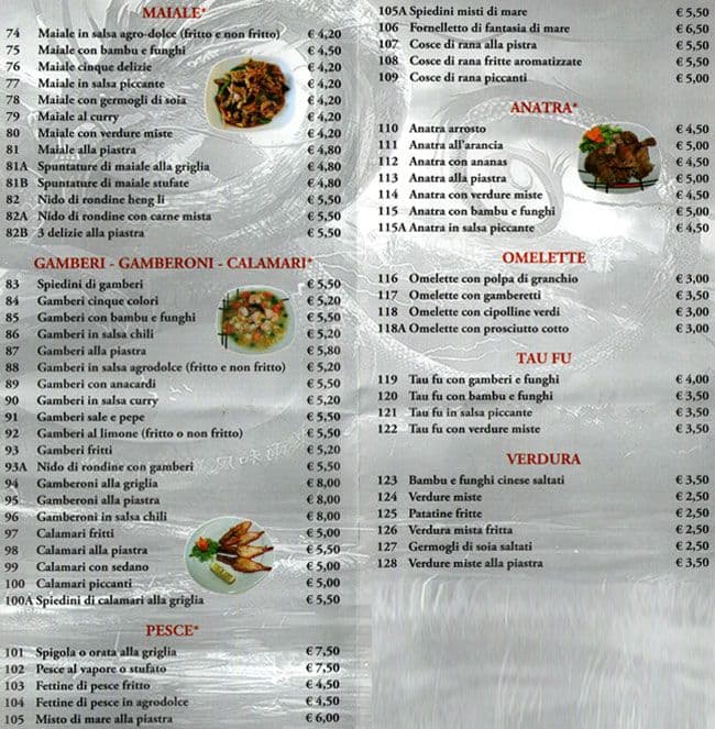 Menu di Heng Li 