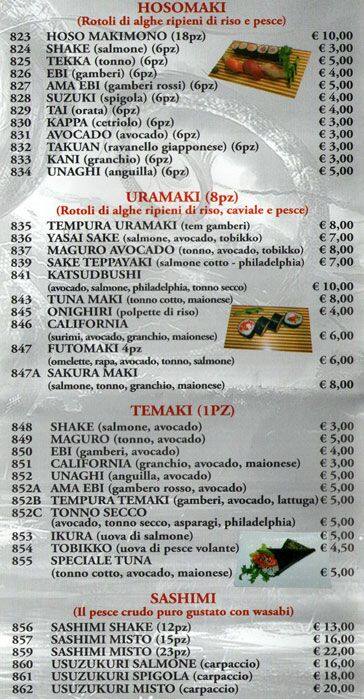Menu di Heng Li 