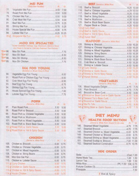 Lin S Garden Menu Menu For Lin S Garden East Flatbush New York City